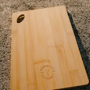 Planche a decouper logo